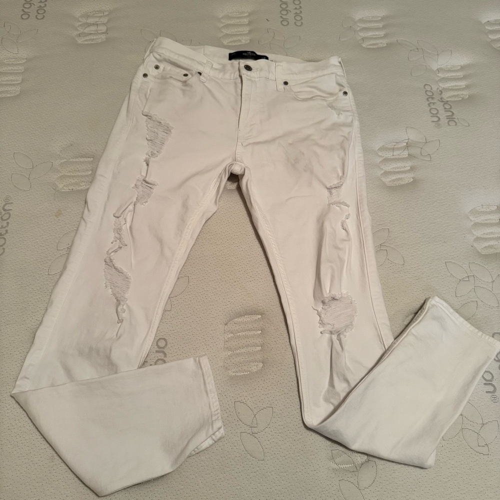Hollister Skinny Epic Flex W30 L34 - Women's white jeans